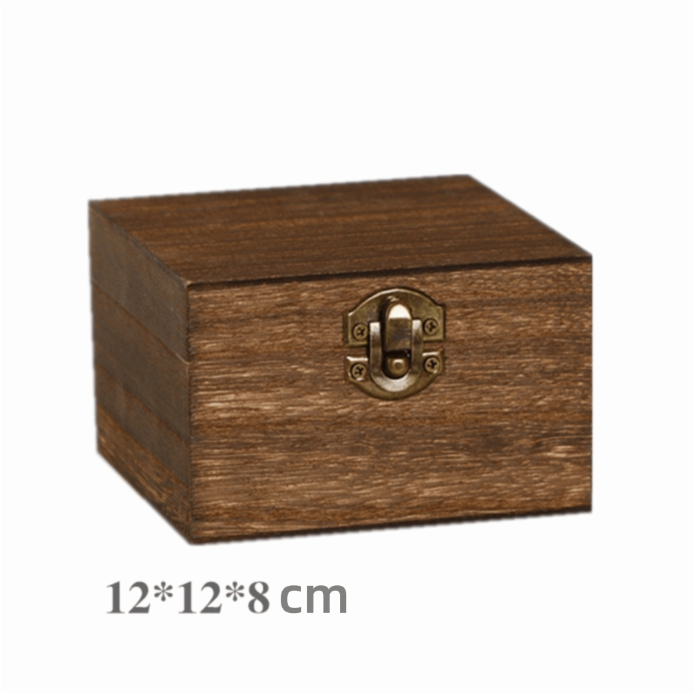 Vintage Collectible Show - Multifunctionele houten cadeauverpakkingsdozen, vintage rechthoekige houten