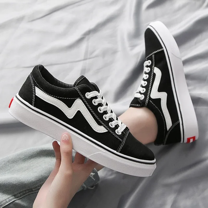 Vans Shoes Old Skool - Vrouwen Outdoor Ademende Skateboarden Canvas Wandeltrainers