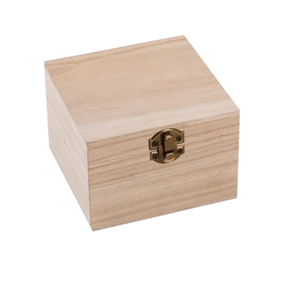 Vintage Collectible Show - Stevige houten cadeauverpakkingsdozen, vintage rechthoekige houten