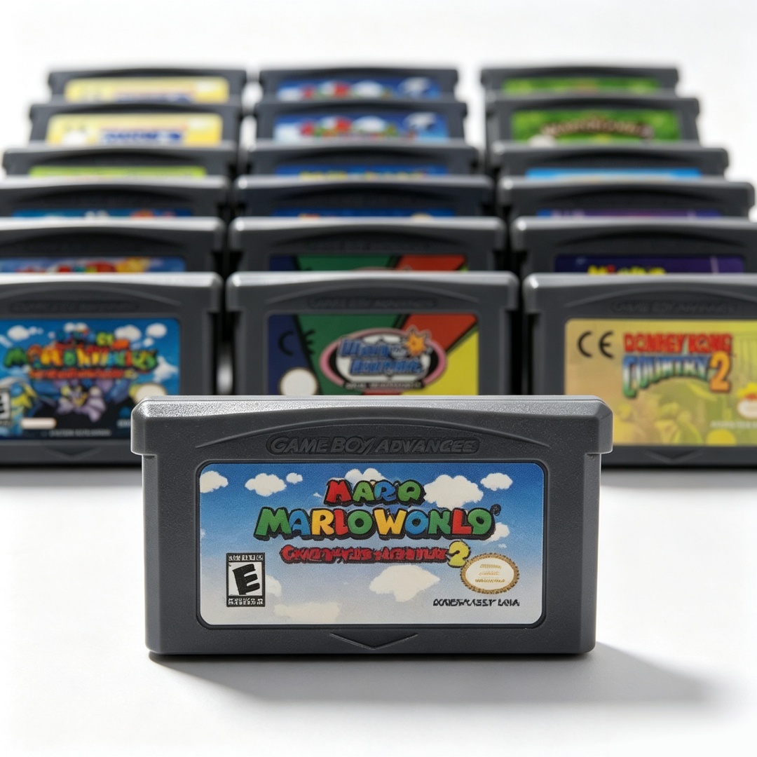GBA-gamecartridges, EUR- en US - Vintage Game Collection recensie en prijs