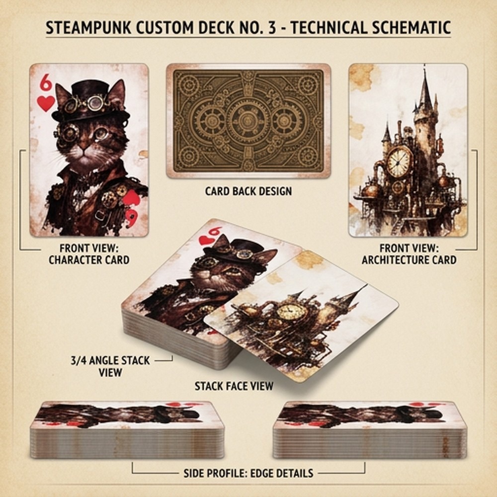 Steampunk Vintage 55-kaarten p - Vintage Collectible Show recensie en prijs