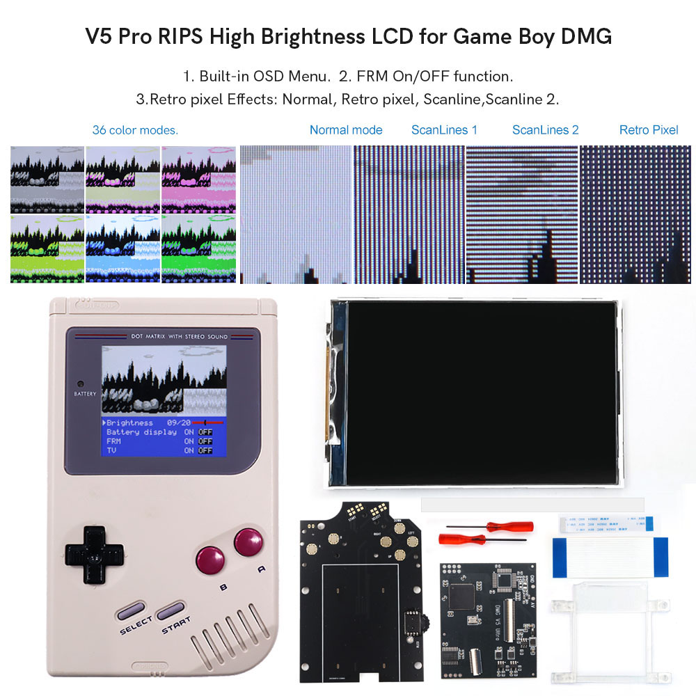 HISPEEDIDO Voor GB Dmg V5 Pro  - Vintage Game Collection recensie en prijs