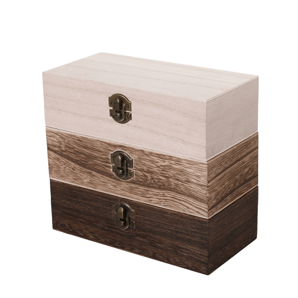 Stevige houten cadeauverpakkin - Vintage Collectible Show recensie en prijs